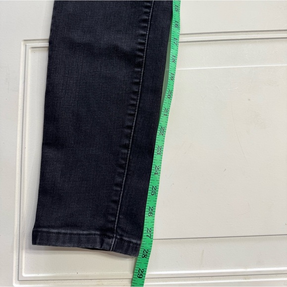 KanCan Kurvy Ultra High Button Fly Rise Skinny Black Washout Size 28 - Picture 7 of 7